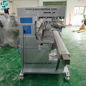 Stampante pneumatica a tampone Macchina per stampa a tampone a 12 colori lato sinistro