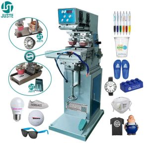 plate logo pad printer 2 Color Ink Tray Pad Printer