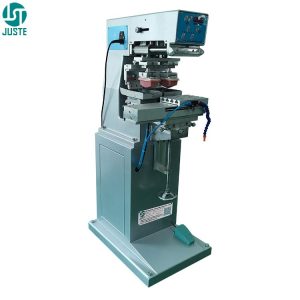 shoes pad printing machine 2 Color Ink Tray Pad Printer Left Side