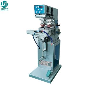 bowl pad printing machine 2 Color Ink Tray Pad Printer Right Side