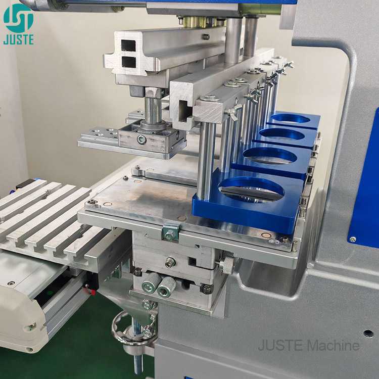 Vape Pad Printing Machine 4 Color Ink Cup Servo Shuttle Pad Printer with Printing Head