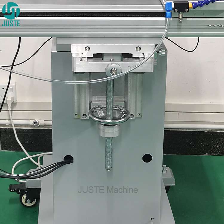 Multi Color Pad Printing Machine 4 Color Ink Tray Servo Shuttle Pad Printer with Adjustable Work Table