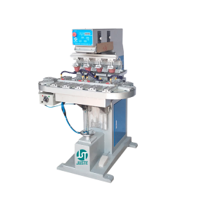 Máy in băng vệ sinh 4 màu 14 Máy in băng vệ sinh Jig có băng tải 8