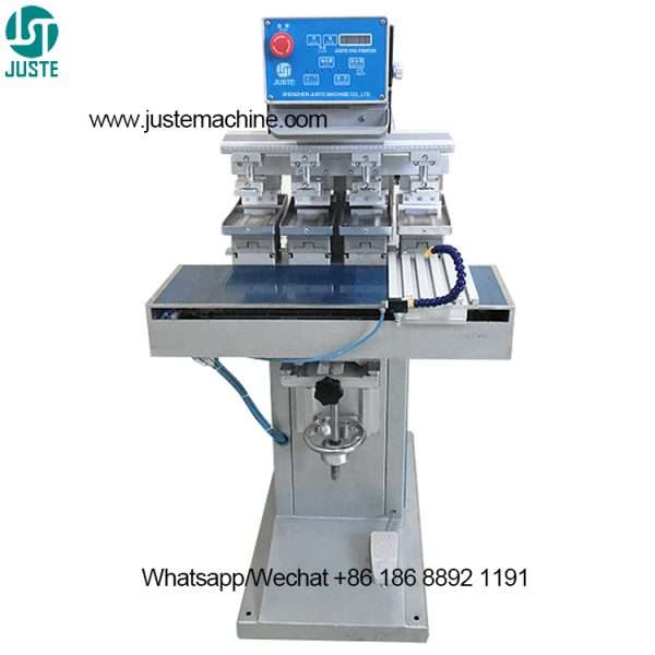 4 Color tampo pad Printers Pad Printing Machine with Shuttle for toy 2
