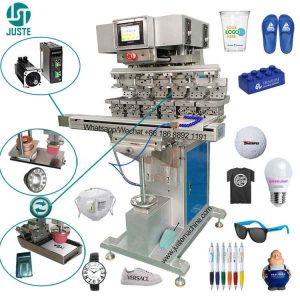 Schoonheidsnagelpad-printmachine met 6-kleuren inktlade en servo-shuttlepadprinter