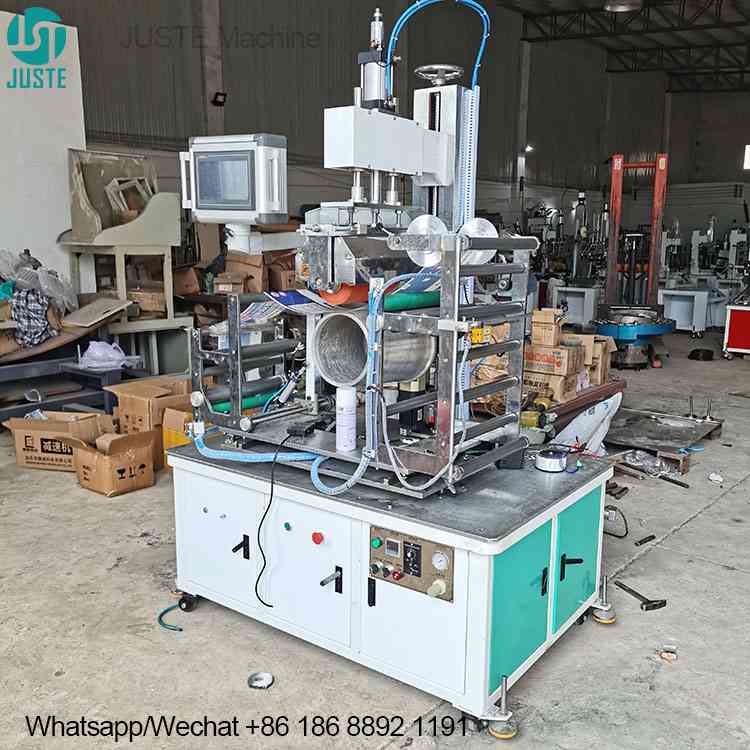 Automatic Bucket Heat Transfer Machine Front Side