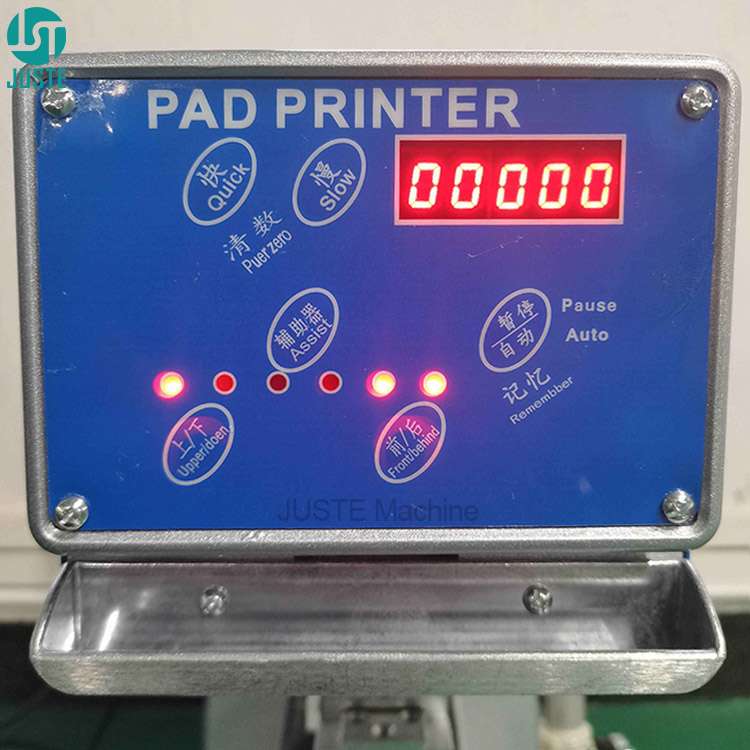 Desktop single color ink pad printing machine with Control Panel