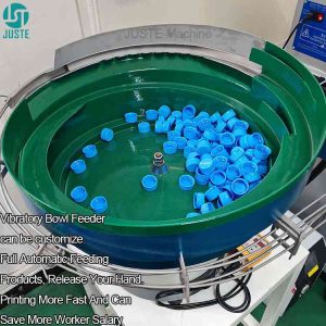 Precision Pad Printer Full Automatic Cap Pad Printing Machine with Vibrating Feeder