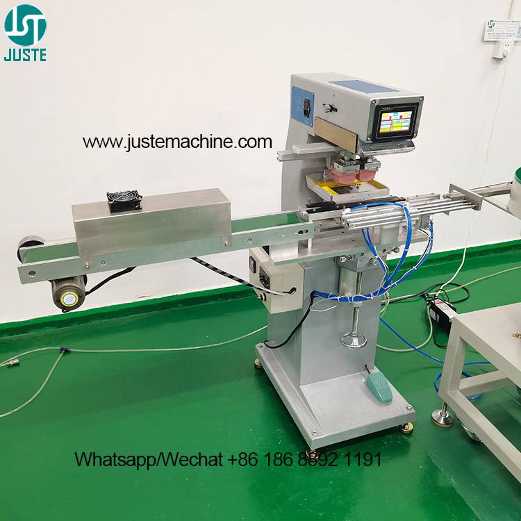 Logo Pad Printer Full Automatic Pad Printing Machine Front Side