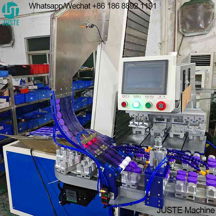 Stampante per tappi completamente automatica con pannello di controllo Macchina per stampa tampograficaStampante per tamponi completamente automatica con pannello di controllo