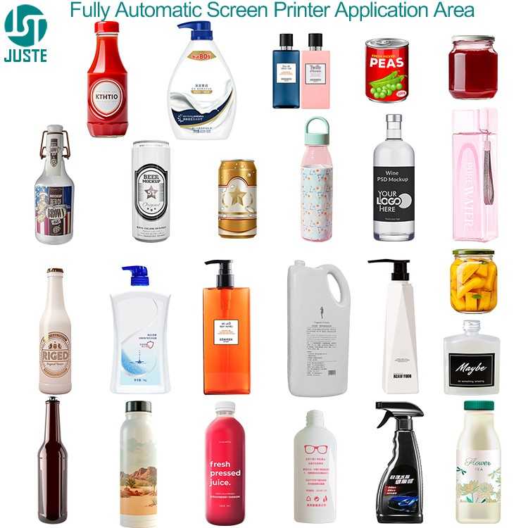 Fully Automatic Screen Printer Application Area Fully Automatic gel polish bottle screen printer Application Area