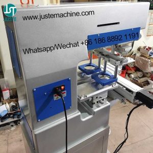 Printer Pad Botol Cangkir Tinta 2 Warna Sepenuhnya Elektrik Sisi Kanan
