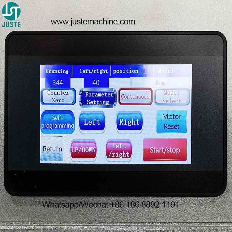 Mesin cetak pad untuk pelat keramik, sepenuhnya elektrik, printer pad 2 warna dengan panel kontrol.