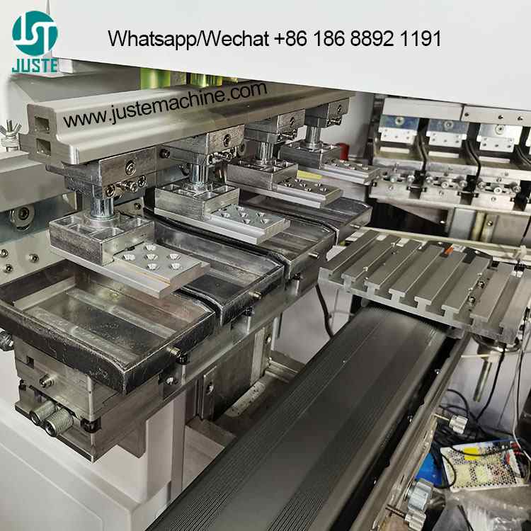 Fully Electric Ink Tray 4 Color Pad Printer with Fixture