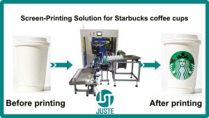Automatic Cup Screen Printing Machine for Coffee Cups