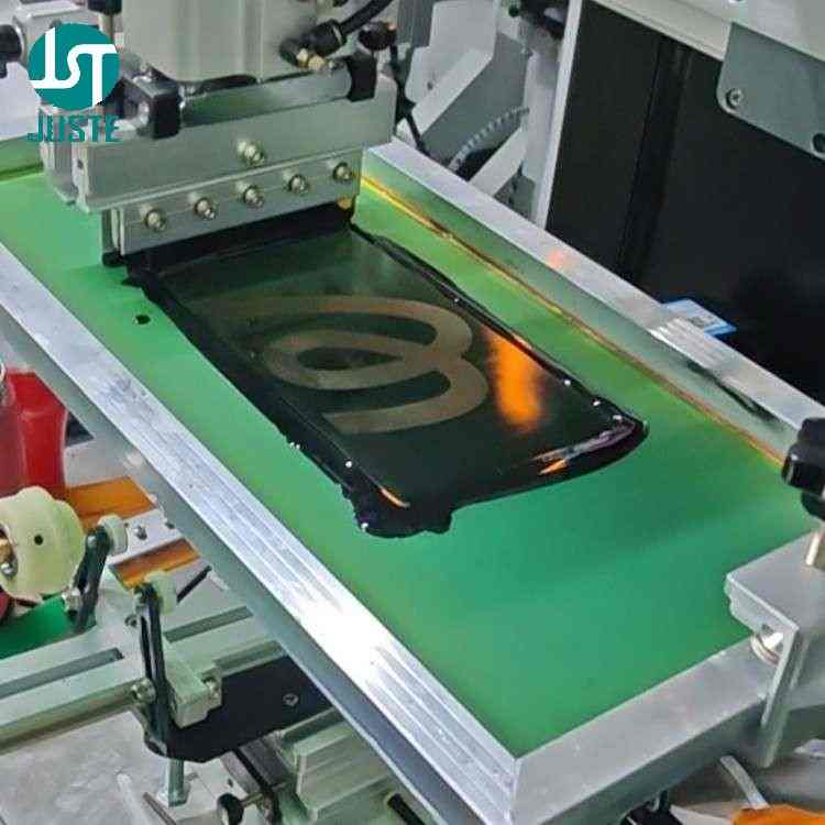 Installing custom screen stencil on JST-R400-CSM for ovoid thermal flask