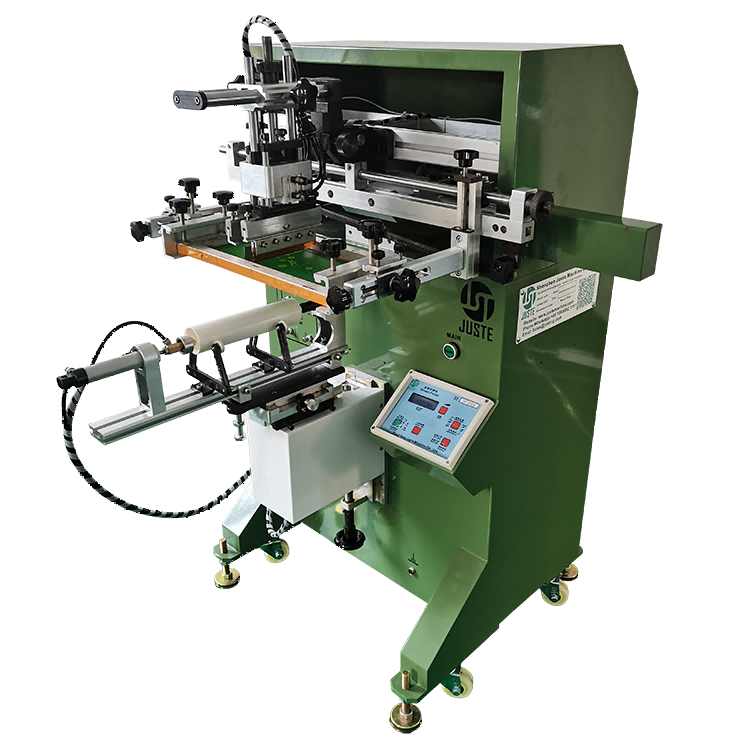 JST-R300 Semi Automatic One color Bottle Screen Printing machine
