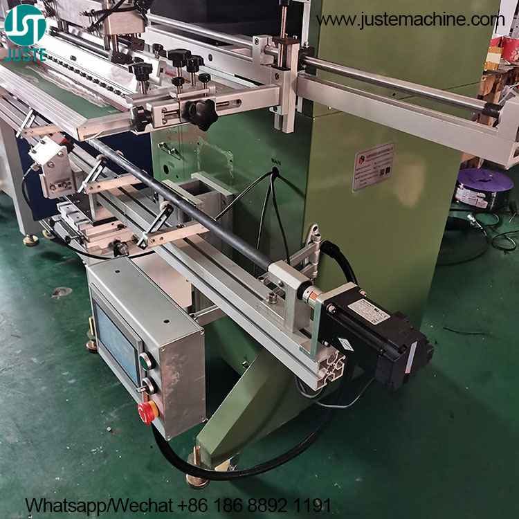 Long Metal Tube Screen Printer with Customizable Jig
