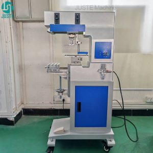 Semi Auto 1 Color Ink Cup ceramic pad printing machine Right Side