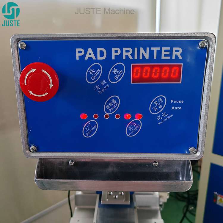 Semi Auto 1 Color Ink Cup bottles pad printer with Control Panel