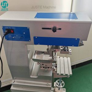 Semi Auto 1 Color Ink Tray eyeglasses pad printing machine Left Side