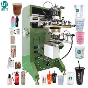 Imprimante d'écran semi-automatique pour objets ronds