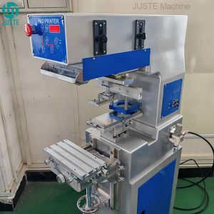 sanitary pad printing machine Semi Automatic 1 Color Ink Cup Pad Printer Right Side