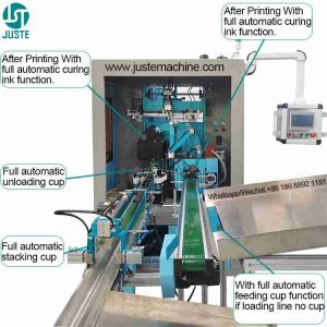 high speed auto cup screen printer Detailed Description