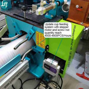 high speed auto cup screen printer with Feeding System