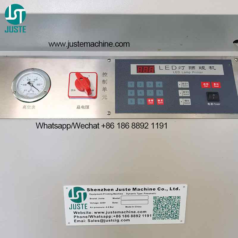 Vaccum Exposure Machine Control Panel