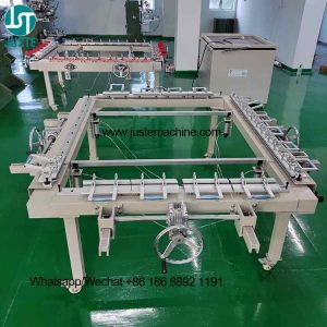 Mesin peregang layar manual